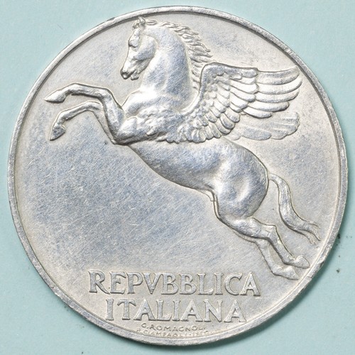 REPUBBLICA ITALIANA 10 LIRE 1947 ULIVO MOLTO RARA PULITA SPL ALLUMINIO COIN - Foto 2 di 2