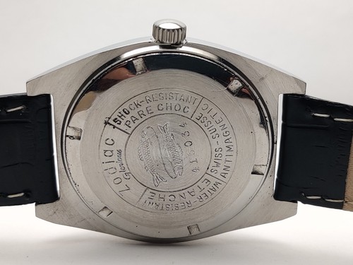 Reloj de pulsera usado WTG Zodiac Glorious 31 mm cuerda manual 17 joyas para hombre NS-17 - Imagen 6 de 8