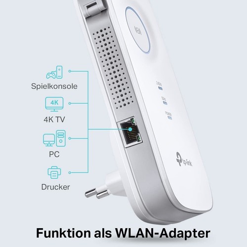 TP-Link RE550 WLAN Verstärker Repeater AC1900 Dual-WLAN AC + N 2.4G + 5GHz - Bild 7 von 8
