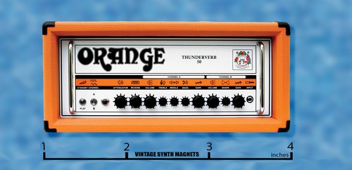 Amplificador de guitarra NARANJA imán refrigerador - Imagen 9 de 12