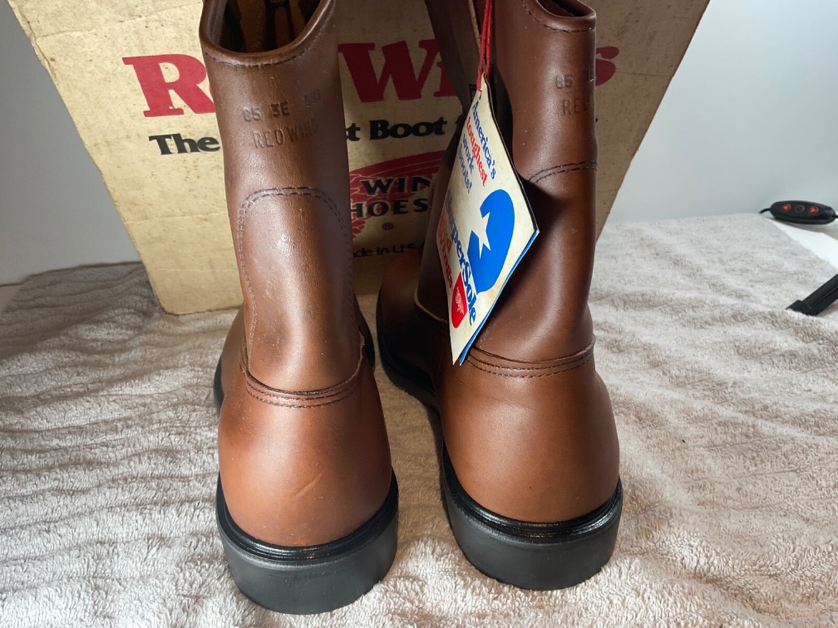 Red Wing SuperSole Pecos Pull On Boot Brown Leather Mid Calf