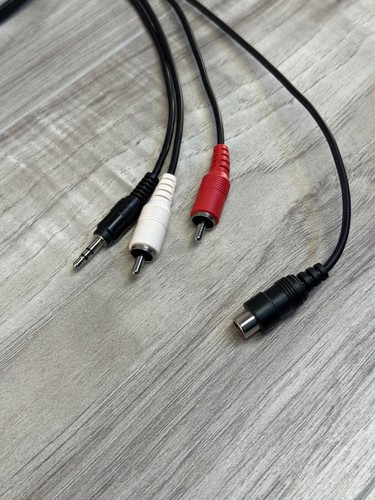 Bose Lifestyle Acoustimass Subwoofer Cable 13 pin Din RCA 1/8" Music Center OEM - Picture 9 of 18