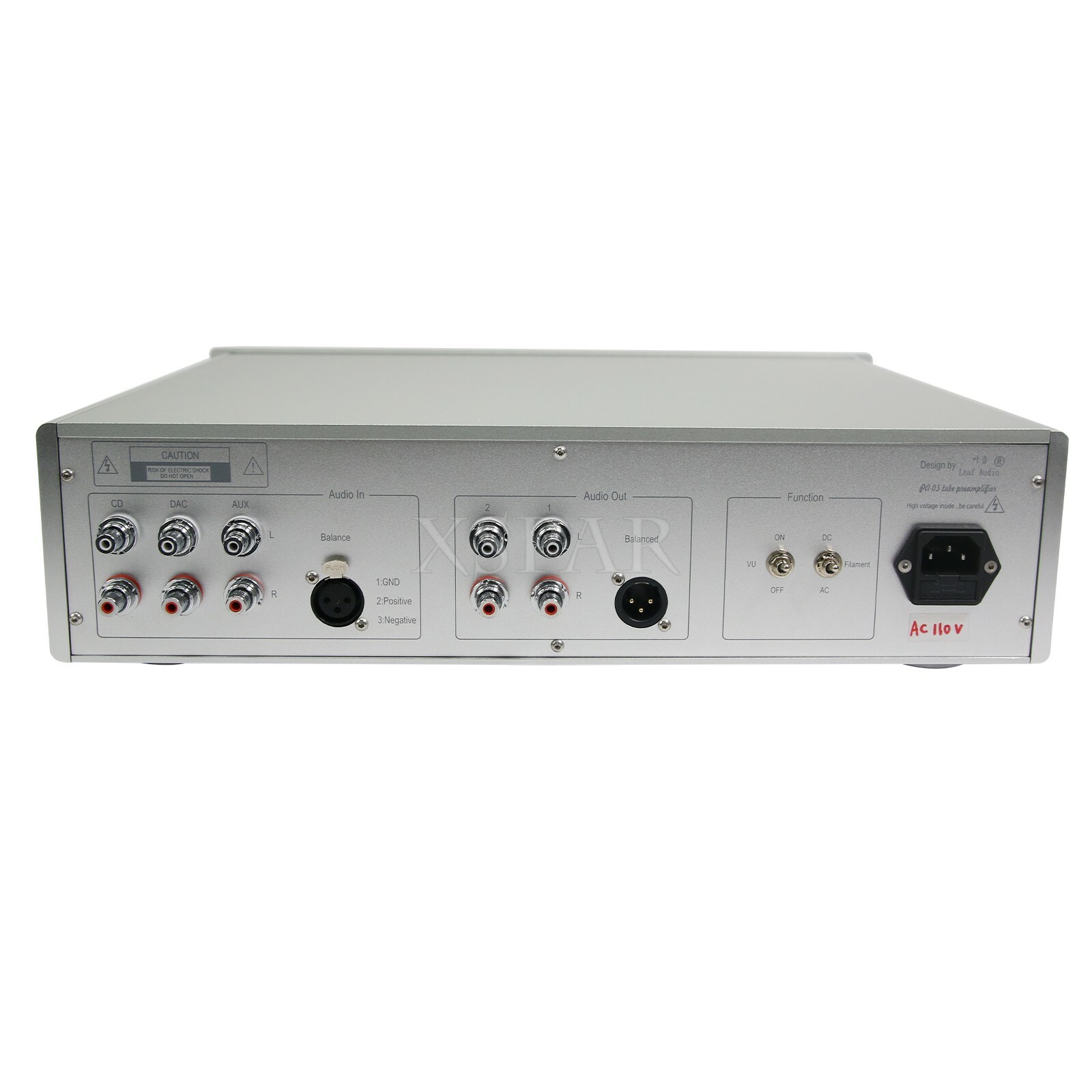 Tube Preamplifier Class A SingleEnded XLR Balanced Audio Preamp ARC