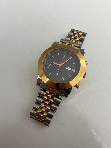 SELTENE HERREN VINTAGE TISSOT L397 CHRONOGRAPH AUTOMATIK ARMBANDUHR - FUNKTIONIERT