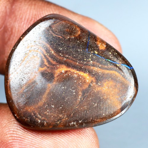 32.71 ct Beautiful Fancy (26 x 23 mm) Multi Australian Koroit Boulder Opal - Picture 2 of 2