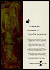 1957 ALCOA Process Development Laboratories Aluminum Texture Vintage Print Ad