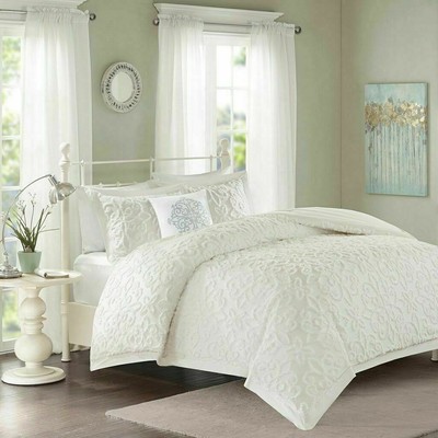 Madison Park Sabrina 4 Piece King Cal King Size Comforter Set