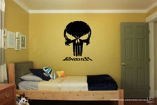 Punisher Vinyl Home Decor Art Decal 22"x29" Colors