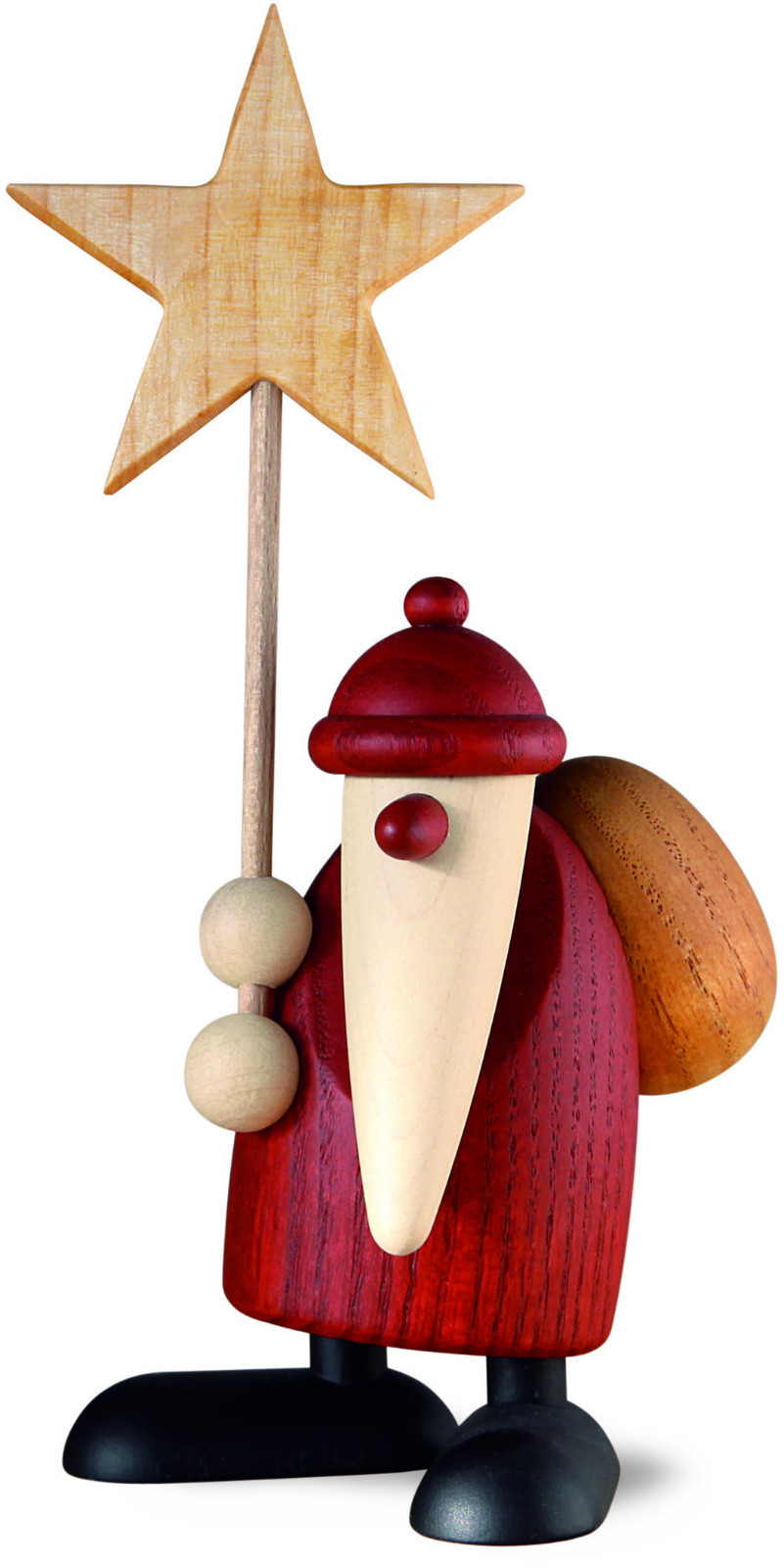 Björn Köhler - Weihnachtsmann mit Stern,19cm (groß),Art.Nr. 7098 -Erzgebirge NEU Björn Köhler - Weihnachtsmann mit Stern,19cm (groß),Art.Nr. 7098 -Erzgebirge NEU