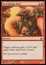 MTG Magic the Gathering Screaming Fury (78/165) Fifth Dawn LP