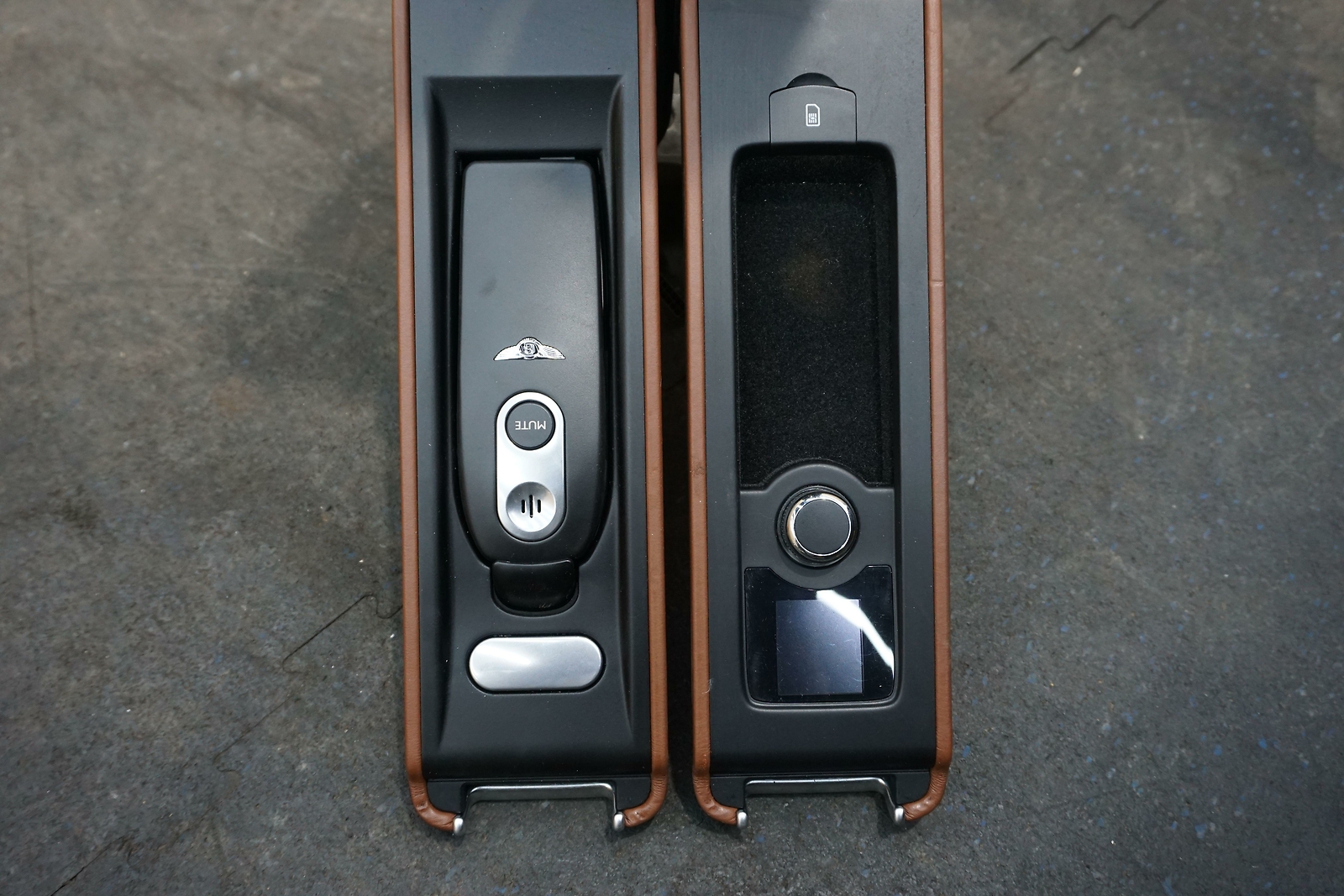 Armrest Saddle Brown 3W0864101F 3W0864101G Bentley Continental Flying Spur 06-12
