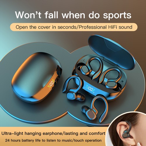 Audifonos inalambricos Bluetooth5.3 Auriculares Para iPhone 16/15/14 Samsung S25 - Picture 6 of 12