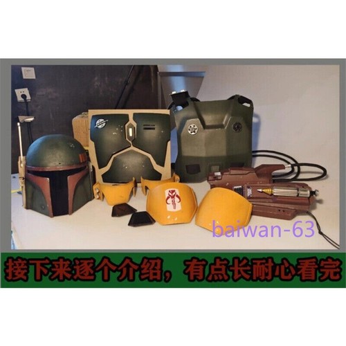 Star Wars Boba Fett Conjunto de Casco Armadura de Cuerpo Completo Disfraz Mandaloriano Traje de utilería - Imagen 6 de 27