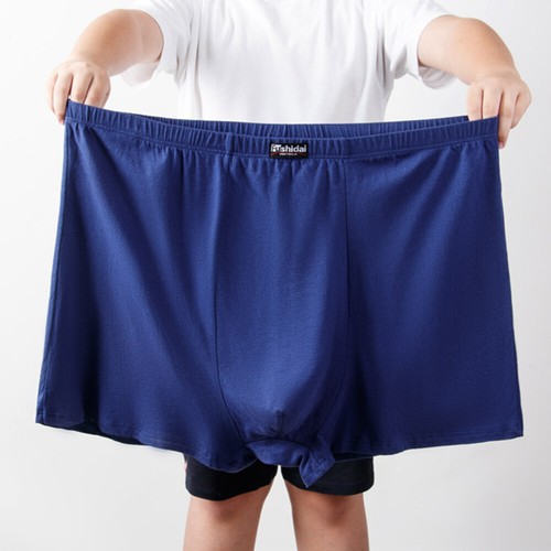 Men Cotton Boxers Panties Briefs Underwear Loose Underpants Breathable Plus Size - Picture 11 of 22