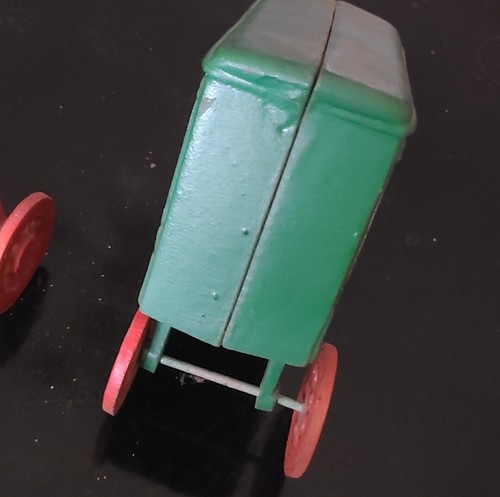 Vintage Hubley US Mail 128 Wagon Horse Driver Cast Iron Toy Post Office Transpor - Picture 3 of 11