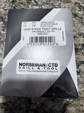 (12-PACK) 1/4" 05700 Norseman / Viking USA Drill Bit Super Premium High Speed