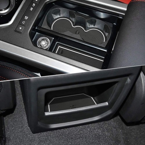 1 Satz Getränkehalter Matten und Einlagen für Range Rover Evoque Modell (2012-2018) weiß - Bild 4 von 6