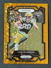 2023 Panini Prizm Luke Musgrave Orange Disco #337 RC Packer