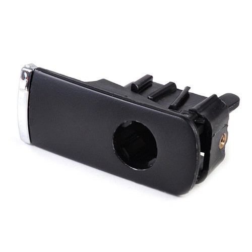 Black Left Hand Drive Glove Box Lid Handle Open/Lock Puller w/ Hole for Audi B7 - Picture 3 of 5