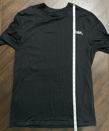 Coke Shirt Adult Small Black Coca Cola H&M Divided Casual Embroidered Logo - Picture 6 of 7