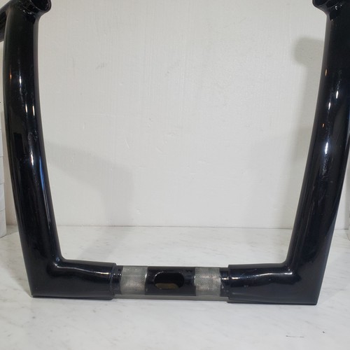 Road 6 Naked? 15" Hooked Ape Hanger Handlebars Harley Road King/ Glide 2008-2013 - Picture 4 of 20