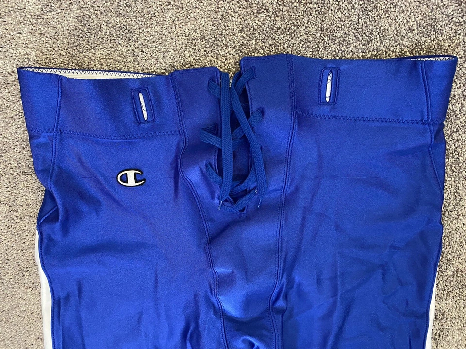 Champion Men's Challenger Blue White Stretch Football Pants Size XXXL - 3XL NWOT - Изображение 2 из 4