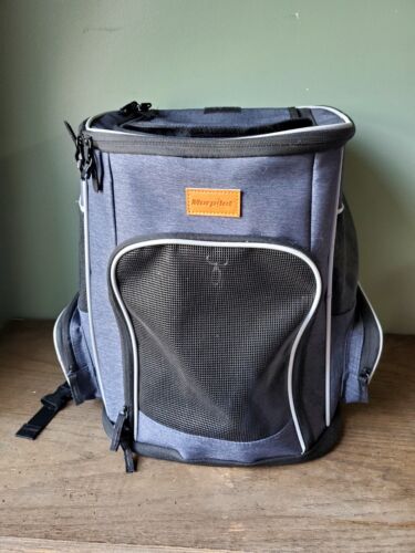 Morpilot Dog Cat Backpack Carrier Foldable Collapsible Ventilated Pet Carrier
