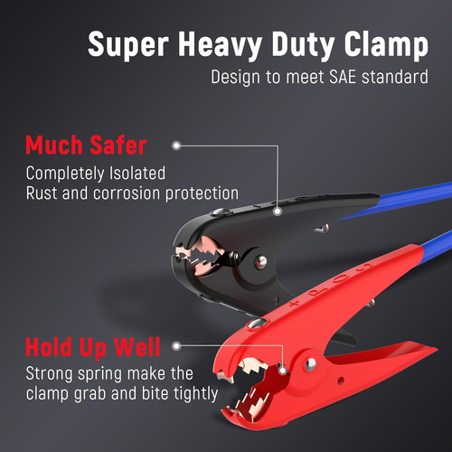TOPDC Heavy Duty Automotive Booster Starthilfekabel, 1 Stärke 25 Fuß 800A Booster C - Bild 2 von 12