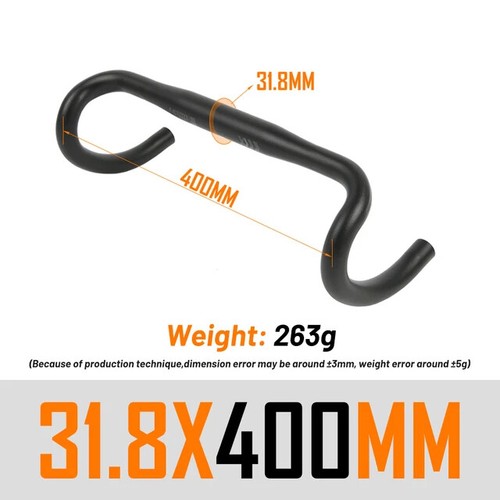Ultralight Racing Bicycle Drop Bar Road Bike Handlebar 31.8*380/400/420/440mm - Picture 10 of 33