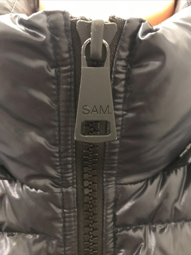 Sam. Glacier Down Parker gefütterte Herrenjacke mitternachtsblau Small - Bild 8 von 12
