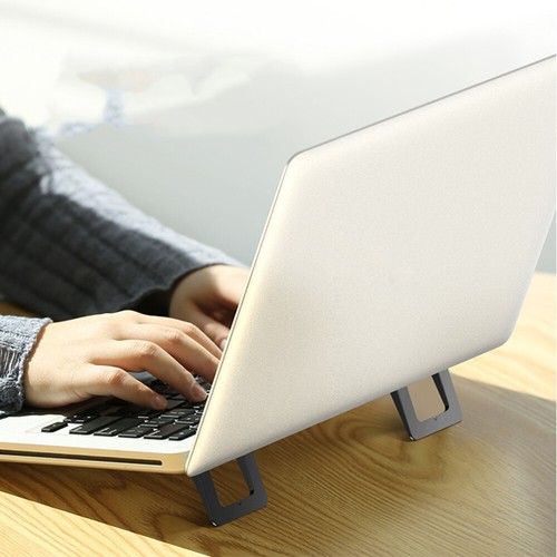 2 Pcs Laptop Stand Desk Holder Foldable Notebook Computer Support - Photo 5/12