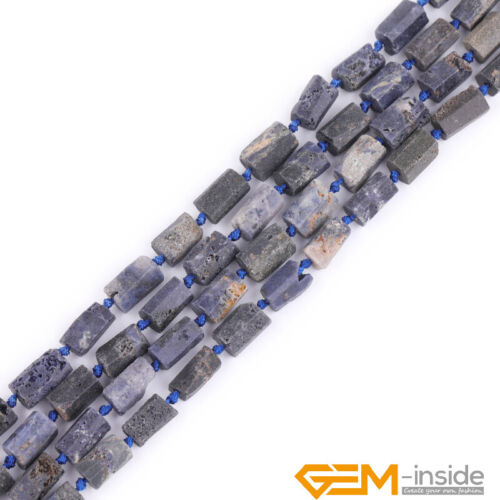 8x12mm Natural Assorted Gemstone Tube Column Faceted Beads Jewelry Making 15" - Foto 247 di 294
