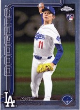 2025 Topps Chrome - Roki Sasaki Chrome RC #217 Dodgers