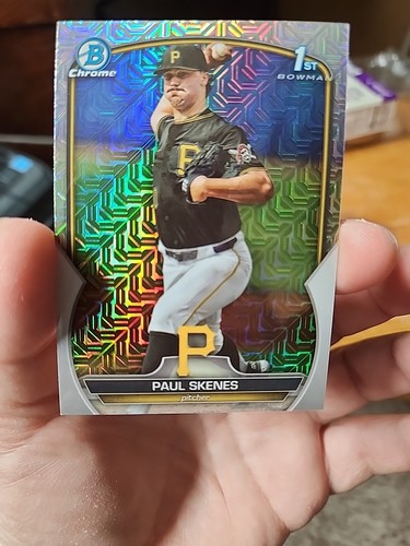 2023 Bowman Draft Chrome Paul Skenes 1st Bowman Asia Mojo - Bild 8 von 8