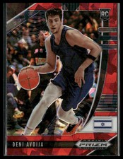 2020 Panini Prizm Draft Picks Collegiate #46 Deni Avdija Red Ice
