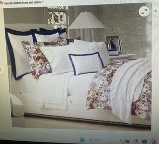 Ralph Lauren Allison Complete Queen Set Comforter Sheets Dust Ruffle And Shams