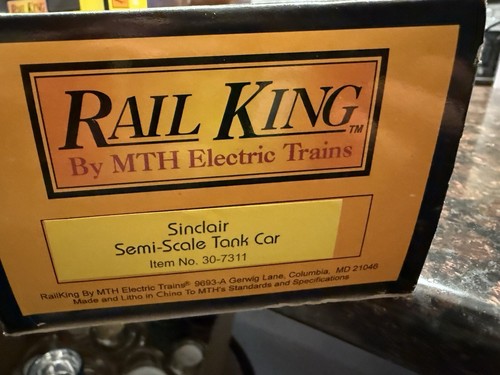 Carro cisterna semiscala MTH RailKing Sinclair - Foto 6 di 6