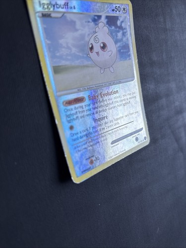 Pokémon TCG Igglybuff Great Encounters 70/106 Reverse Holo Common 2008 - PLAYED - Bild 7 von 13