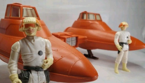 *Mint* Vintage 1980 Kenner ESB Twin Pod Cloud Car with 2 Vintage 1981 Pilots