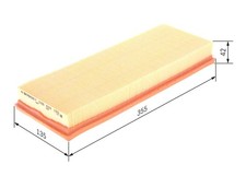 F 026 400 155 AIR FILTER BOSCH