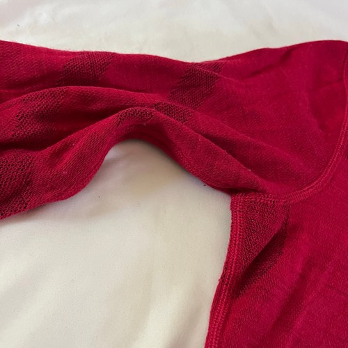 Smartwool rot Wollmischung Langarm Strick Top Gr. L Winter Ski Base Layer - Bild 6 von 9