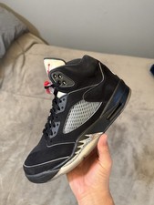 Size 9.5 - Jordan 5 Black Metallic Reimagined 2025