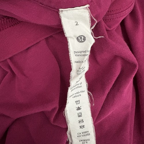 Lululemon Womens Size 2 All Yours Crew Neck Short Sleeve Pullover Shirt Lot of 5 - Picture 16 of 16