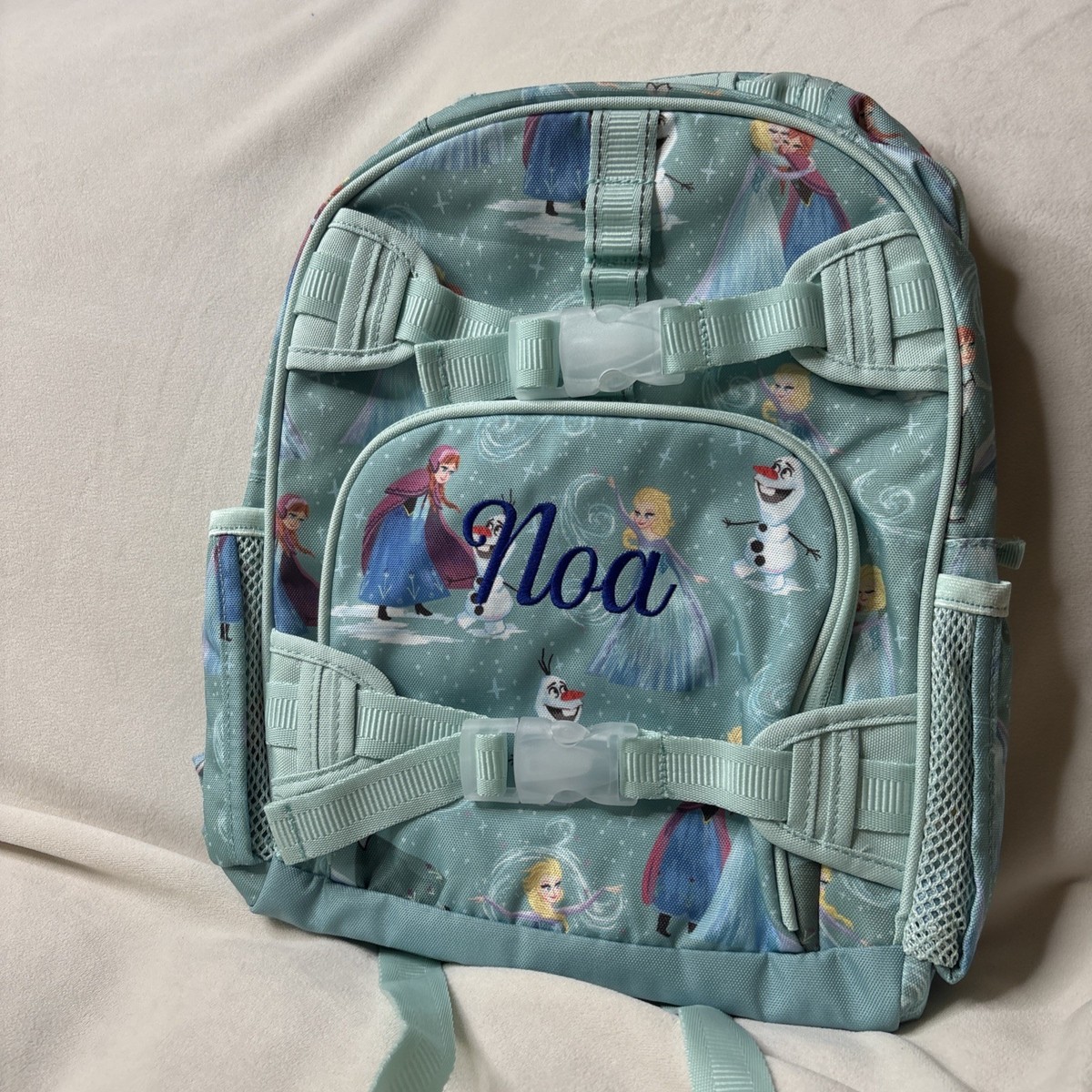 Pottery Barn Mackenzie Aqua Disney Frozen Small Backpack