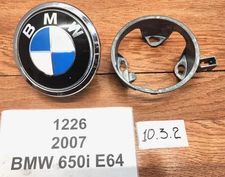 ✅ 04-10 OEM BMW E63 E64 645Ci 650i Rear Trunk Lid Handle Emblem Lock Latch
