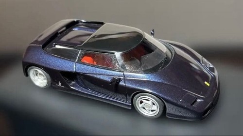 MR Collection Ferrari Mythos 1/43 Diecast Car Dark Blue Handmade Italy Model - Picture 8 of 20