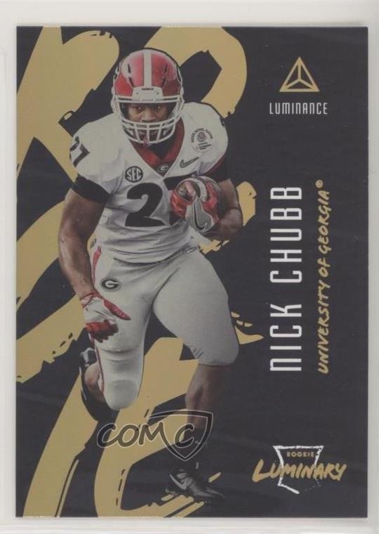 2018 Panini Luminance Luminary Nick Chubb #16 Rookie RC 1u6