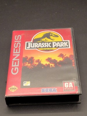 Jurassic Park - Sega Genesis - Authentic - In Box w/No Manual - NTSC/US