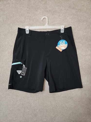 Columbia Terminal Tackle PFG Shorts Mens 38 Black UPF50+ Lightweight Stretch NEW - Picture 4 of 14
