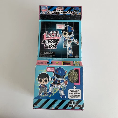 LOL Surprise Boys Arcade Heroes Action Doll 6 Piece Hero Suits 15 Surprises